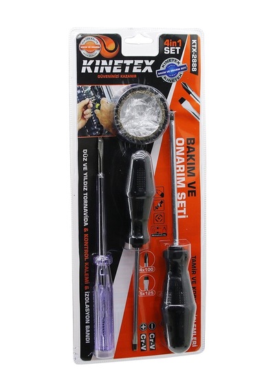 4pcs Tornavida - Çok Amaçlı Set Düz-yıldız Tornavida - Kontrol Kalem - Elektrik Bant 5332