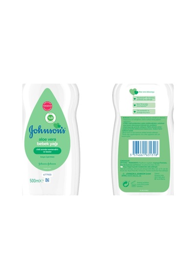 Johnson &amp Johnson Baby Bebek Yağı Aloe Vera 500 Ml