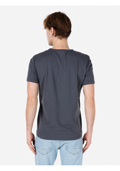 Colin's Colins Regular Fit Bisiklet Yaka Basic Antrasit Erkek Kısa Kol Tişört Cl1058580 Antrasit