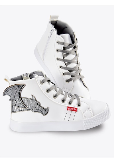 Ejderha Erkek Çocuk Beyaz Sneakers Spor Ayakkabı