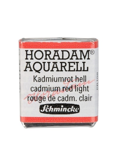 Schmincke Horadam Aquarell Artist Sulu Boya Cadmium Red Light Yarım Tablet