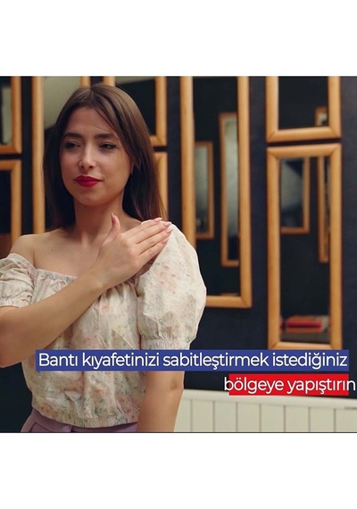 Kıyafet Sabitleme, Dekolte Kapama Ve Vücut Bandı Biyo Uyumluluk Şeffaf