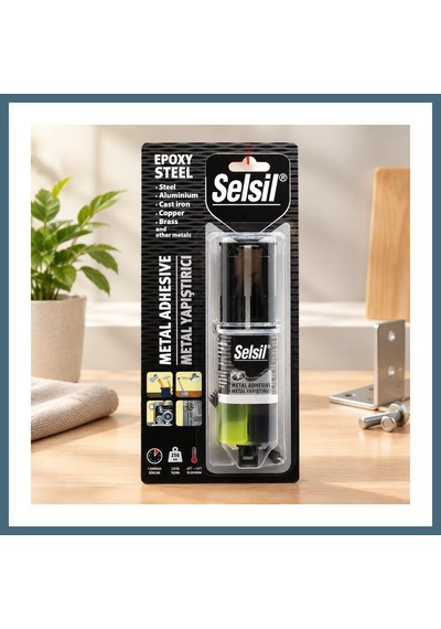 Bezos Epoksi Yapıştırıcı Şırınga - Metal Ahşap Plastik İçin Agc