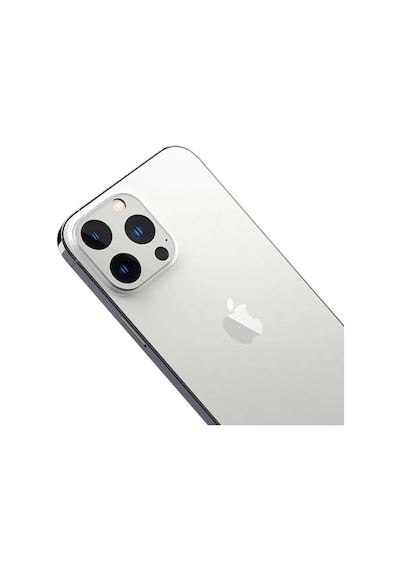 Spigen Apple Uyumlu iPhone 13 Pro Max / Apple Uyumlu iPhone 13 Pro İle Uyumlu Kamera Lens Cam Ekran Koruyucu Glas.tr Optik 2 Adet Silver