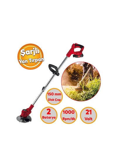 Rodex RDX9022 Akülü Çim Kenar Kesme Makinesi