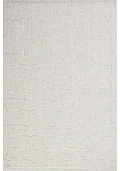 Gümüşsuyu Deco Geo 15866 - Krem Halı 80x150 Yolluk