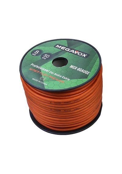 Megavox 8 Ga Rulo Kablo 50 Metre