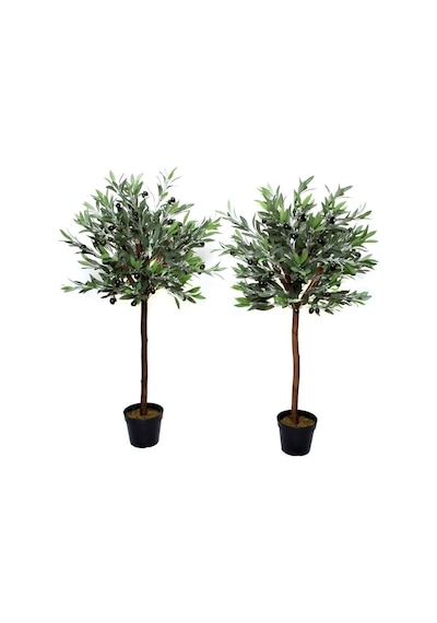 Yapay Zeytin Ağacı 120Cm Tek Gövdeli Doğal Gerçek Görünümlü Yapay