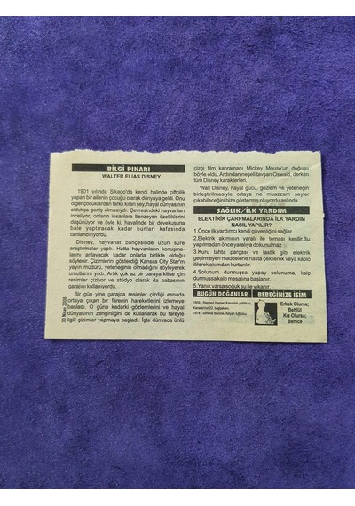 30 Nisan 2008 Takvim Yaprağı - Nostaljik Koleksiyonluk Takvim Yaprağı