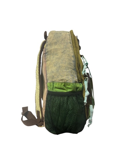 Old Cotton Cargo Kaliteli Tek Bölmeli Vintage Disayn Günlük Gezi Okul Sırt Çantası North Dakato Bag Brand 30x43cm Sarı