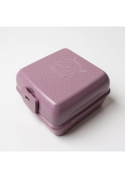 Bölmeli Sağlıklı Saklama Ve Yemek Kabı - Bpa Sız Sağlıklı - Kilit Kapak - Taşınabilir Lunchbox- Mor Renk Çok Renkli