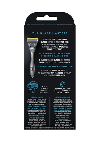 Wilkinson Sword Quattro Tıraş Bıçağı 1 Sap + 5 Yedek Kartuş