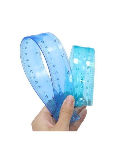 Flexible Kırılmaz Esnek Silikon Cetvel Fl-30 Sarı