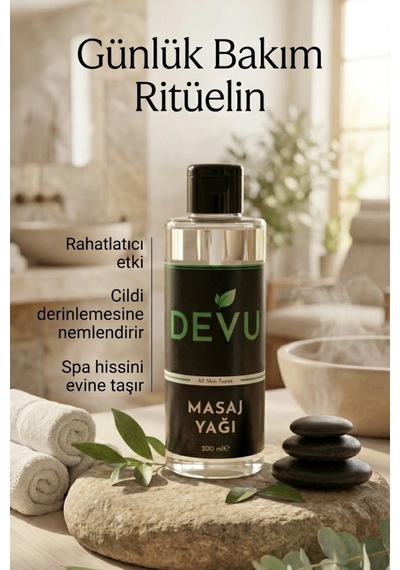 Devu Doğal Masaj Yağı 200 ML