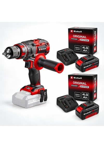 Einhell Tp - Cd 18/80 Li I Bl Akülü Solo Darbeli Matkap + 2 X 4 Ah Starter Kit Akü Ve Şarj Cihazı