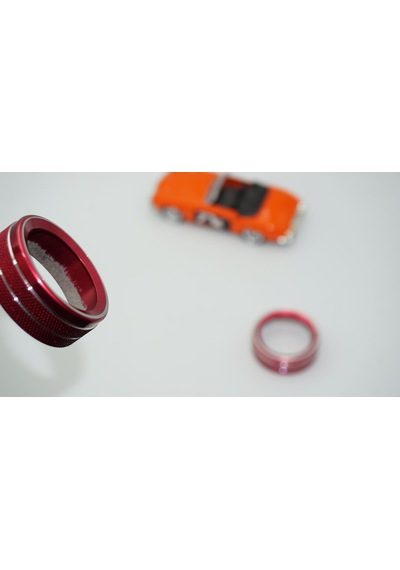 Dk Tuning Mustang 15-21 Ses Açma Düğmeleri Kırmızı Dekoratif Halk