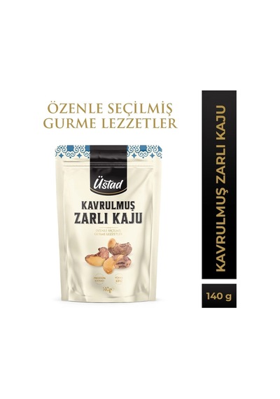 4 Adet Üstad Kavrulmuş Zarlı Kaju 140 G