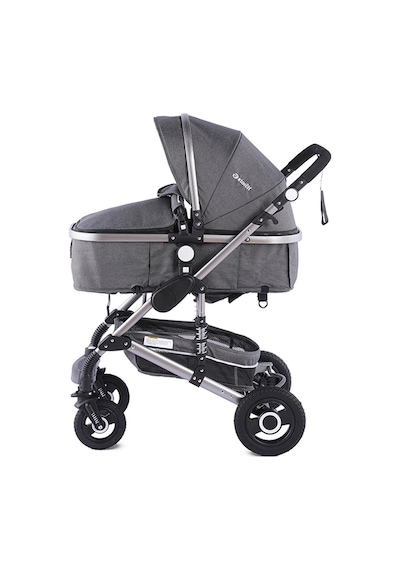 Baby Storch - Seyahat Sistem Bebek Arabası 3 İn 1 - Gri/siyah Renk