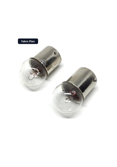 Trobus Halojen Park Ampulü Ba15s 1267 67 5w 12v 2'li Set Sarı Işık
