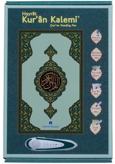 Kuran Okuyan Kalem Seti (Yeşil. Cami Boy. Karton Kutulu) N11.3464