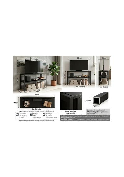 Akyaryum Sehpası Tv Sehpası Tv Ünitesi Kahve Köşesi Raflı Sehpa 80 Cm Siyah - 938829740 Siyah Akyaryum Sehpası Tv Sehpası Tv Ünitesi Kahve Köşesi Raflı Sehpa 80 Cm Siyah - 938829740 Siyah