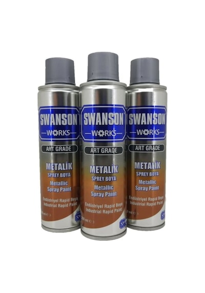 Swanson Works Metalik Sprey Boya Gümüş 250 ML N11.17503