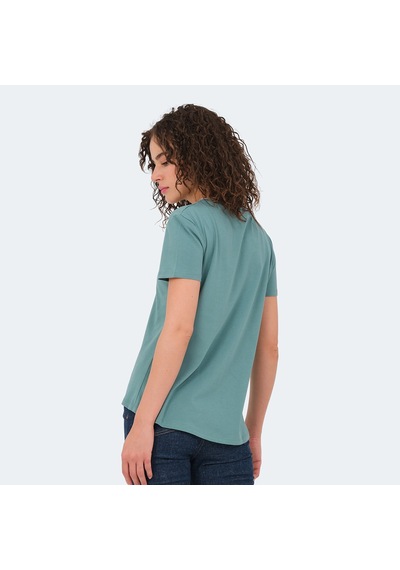 Slazenger VIRAJ Kadın  Su Yeşili Tişört