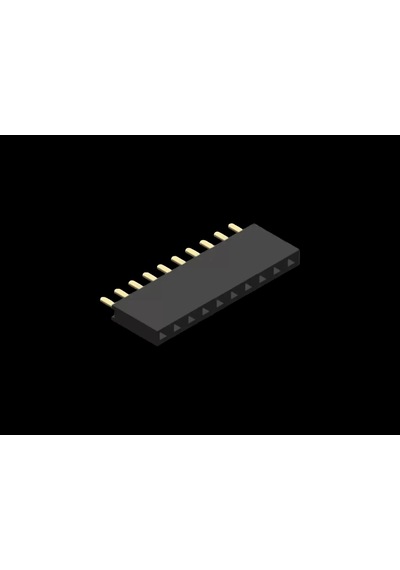 5 Adet - 1x10 Tek Sıra 10 Pin Dişi Header Soket Pcb Uyumlu Konnektör