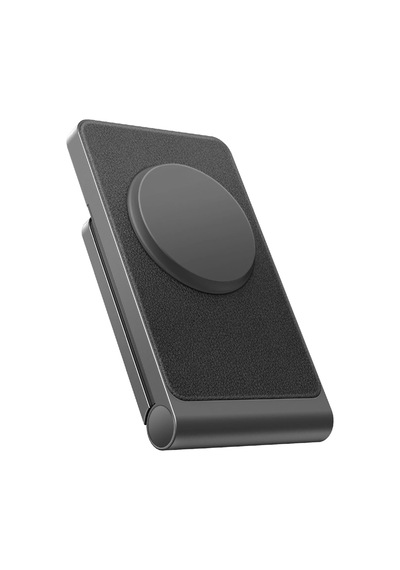 Magtrio 3in1 Katlanabilir 15w Telefon Saat Apple Uyumlu AirPods Masaüstü Hızlı Şarj Standı - Koyu Gri