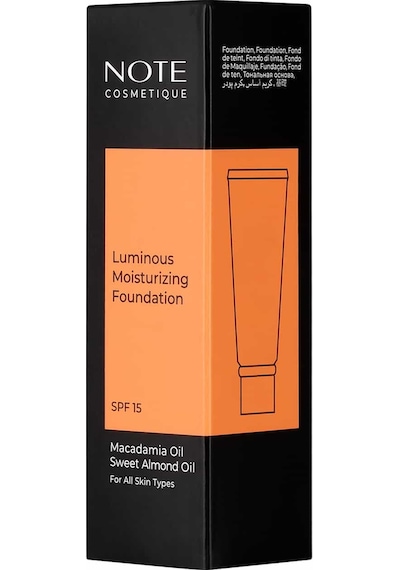 Note Cosmetics Luminous Moisturizing 02 Natural Beige Nemlendirici Etkili SPF15 Kapatıcı Fondöten