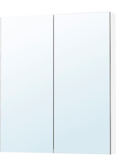 Banyo Duvar Dolabı, 80x15x95 Cm, 2 Ayna Kapaklı Açık Ceviz Banyo Duvar Dolabı, 80x15x95 Cm, 2 Ayna Kapaklı Açık Ceviz