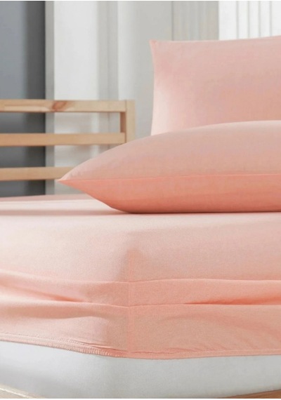 Tek Kişilik Yastıklı Çarşaf 100 200+30 Pembe