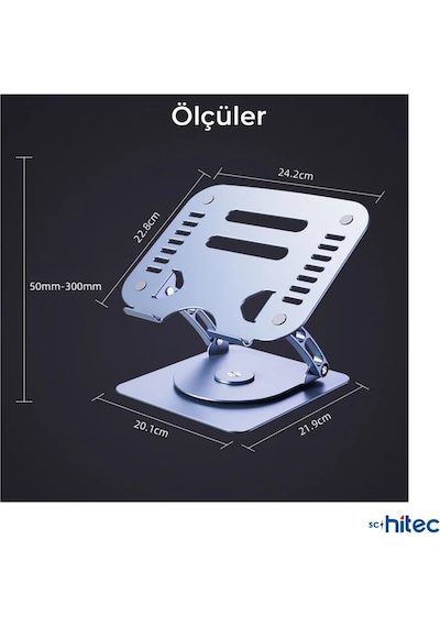Schitec Alüminyum 15.9" 20 KG Taşıyabilen Laptop Tablet Standı