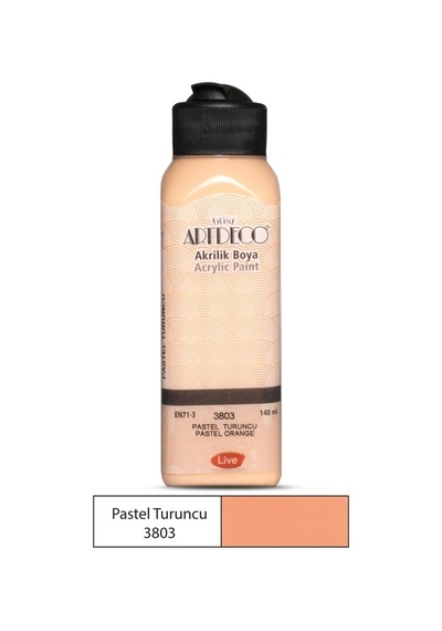 Artdeco Pastel Akrilik Boya 140 Ml Pastel Turuncu