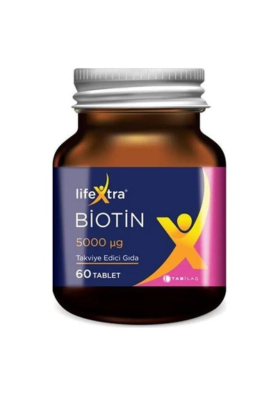 Lifextra Biotin Takviye Edici Gıda 60 Tablet