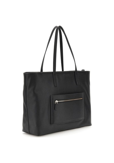 Guess Kadın Üç Parçalı Tote Çanta Seti - Siyah Siyah