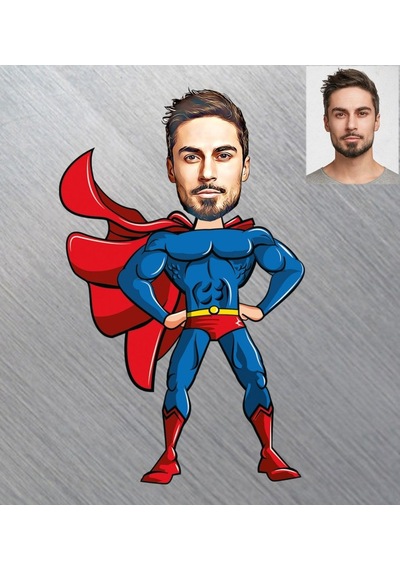 Hdrlazerdizayn Kişiye Özel Ahşap Veya Pleksi Karikatür Magnet