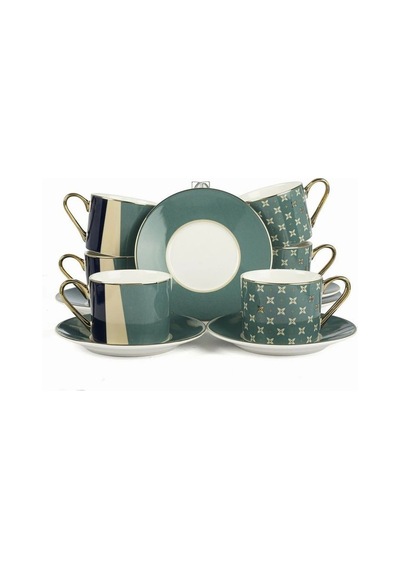 Mikasa Moor Mademe Chic 6lı Kahve Fincan Set Std