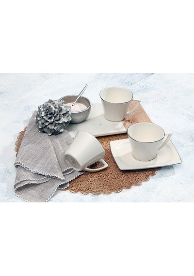 Porland Platin 6 Kişilik Çay Fincan Takımı 180cc Sku: Mır8690010569219 Diğer