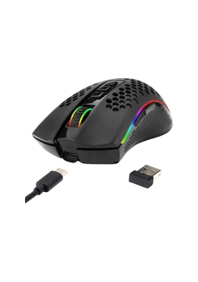 Mouse Storm Pro Kablosuz Rgb Oyun Faresi Pixart Paw3335 16 000 Dpı Red-m808-ks