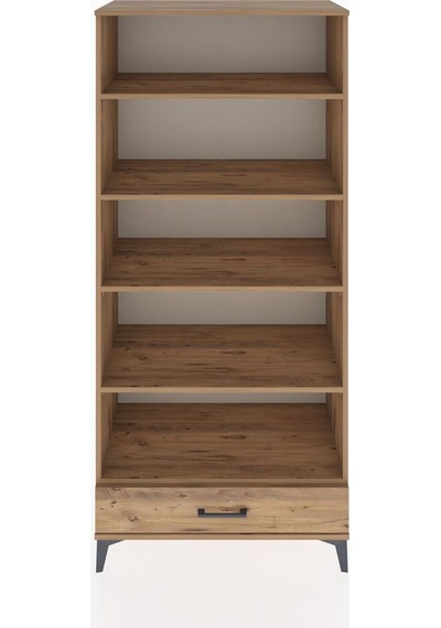 Hyperion Dolap 5 Raflı Tek Çekmeceli 88x44x195 Çam-çam Çam