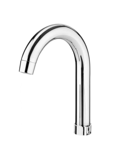 Mutfak & Banyo Eviye Batarya Kuğu Borusu Uzun Baston 27 Cm Krom