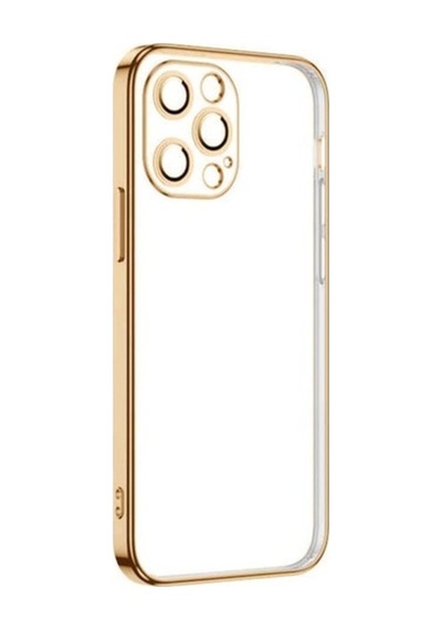 Apple Uyumlu iPhone 12 Pro Kılıf Zore Krep Kapak Gold