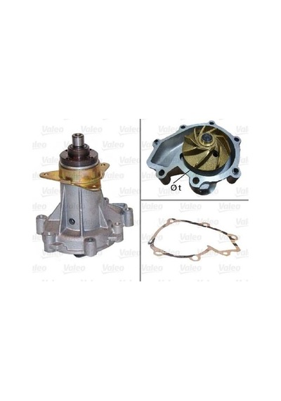 Valeo 506078 Devirdaim Pompası Om601 190 W201 83-93 W124 89-93 S124 88-90 6012000220