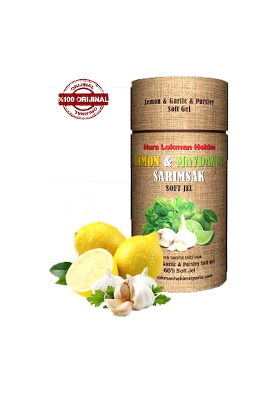 Nurs Limon & Maydanoz & Sarımsak Kürü Soft Jel 60  Kapsül