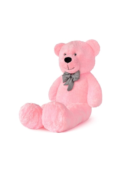 Özgüner Oyuncak 130 Cm Dev Pelüş Ayı, Papyonlu Ve Sevimli Büyük Boy Ayıcık, Yumuşak Sarılmalık Peluş, Sevgi Genel