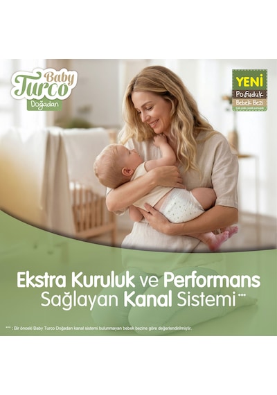 Baby Turco Doğadan Süper Avantaj Paketi Pofuduk Külot Bez 6 Numara Xlarge 124 Adet