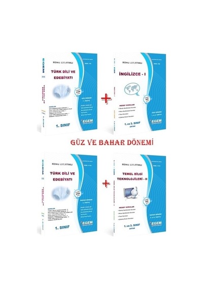 Egem Aöf Türk Dili Ve Edebiyatı Ve Ful 1. Sınıf Konu/soru Seti