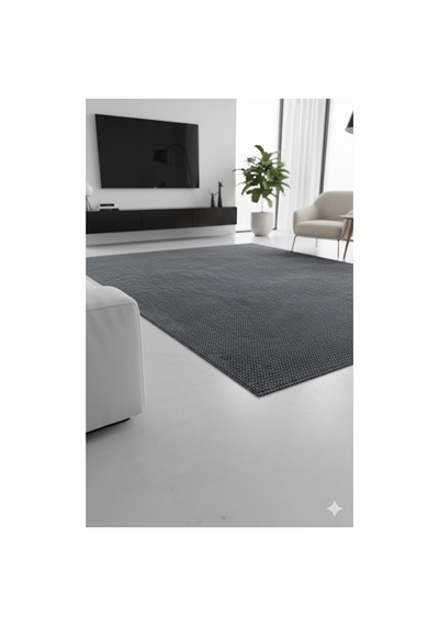 Via Yıkanabilir Kaydırmaz, Pamuk Dokuma, Premium Kalite Salon&mutfak&yemek Odası Kilimi-833 Gri