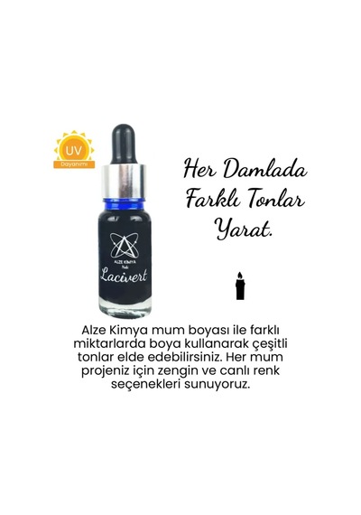 Lacivert Sıvı Mum Boyası 30 Ml